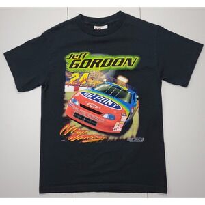 Vintage Chase Authentic Nascar 1998 Jeff Gordon Graphic Tee Night Warrior Large
